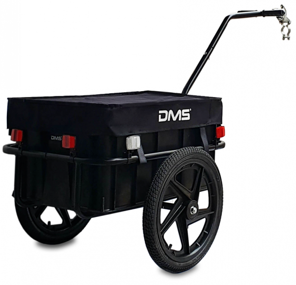 DMS® Fahrradanhänger Lastenanhänger Transportanhänger Anhänger 70L Handwagen