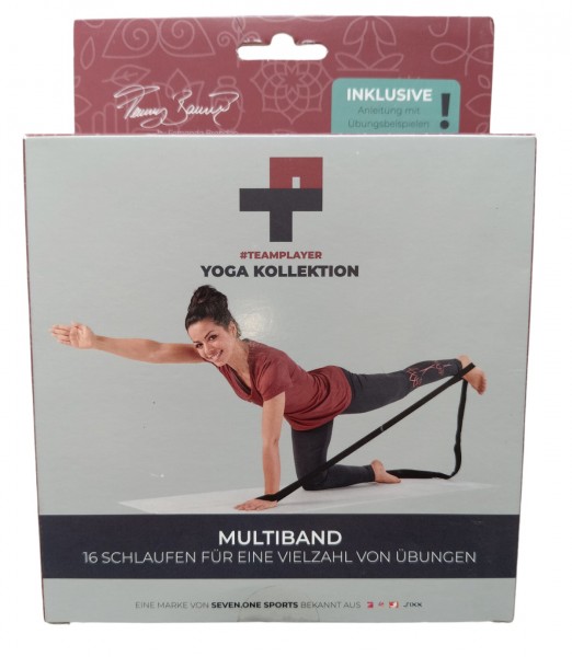 Gymnastikband Trainingsband Fitness-Übung Yoga Stretchband 270 cm 16 Schlaufen